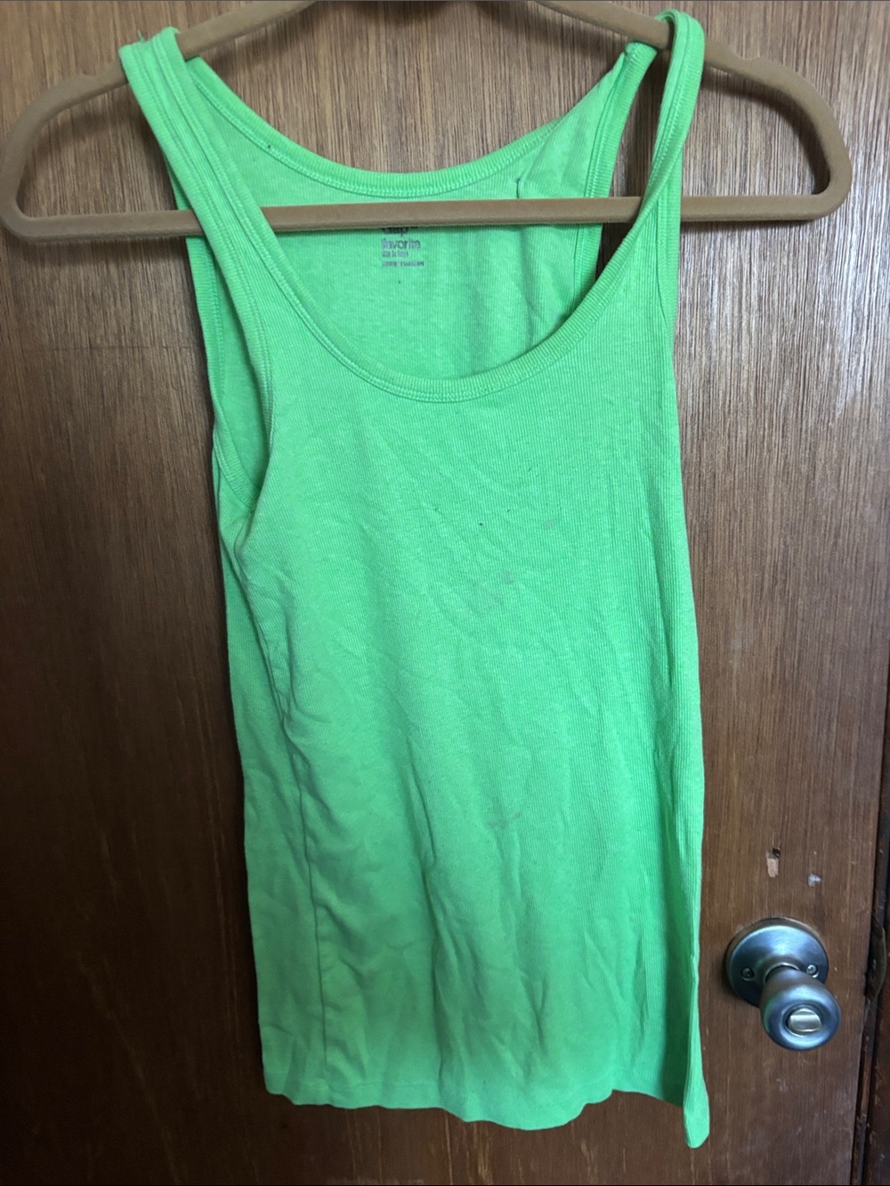 GAP Neon Green Women's Tank Top